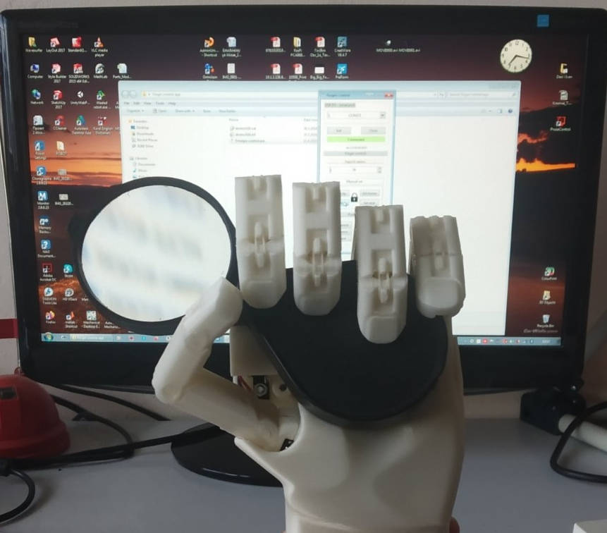 3d printed hand 3